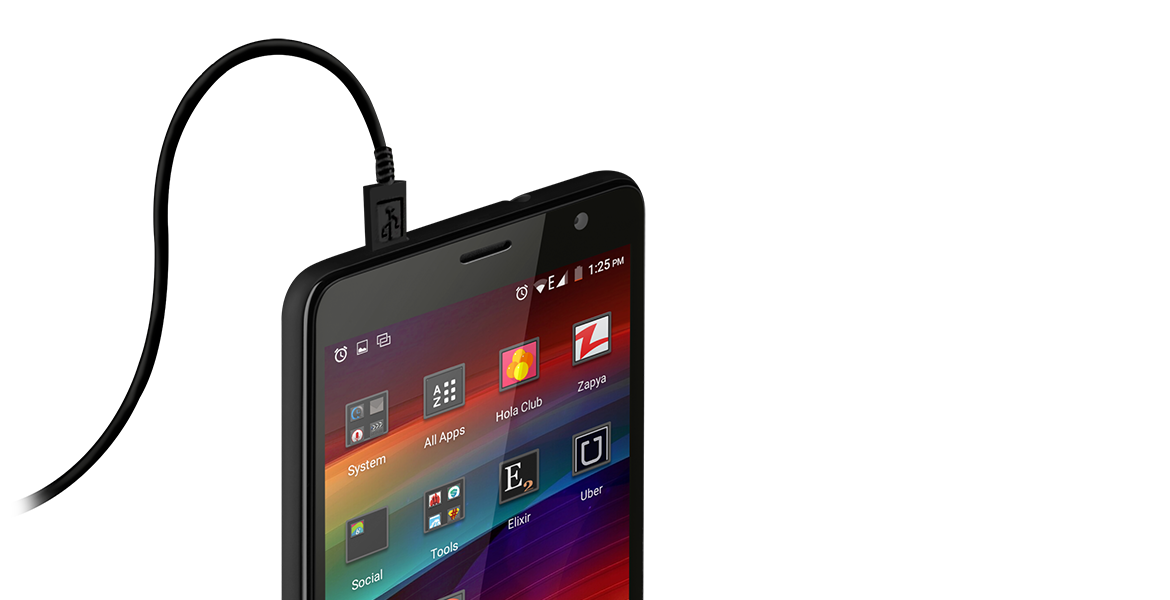 Swipe ELITE's 2500 mAh battery